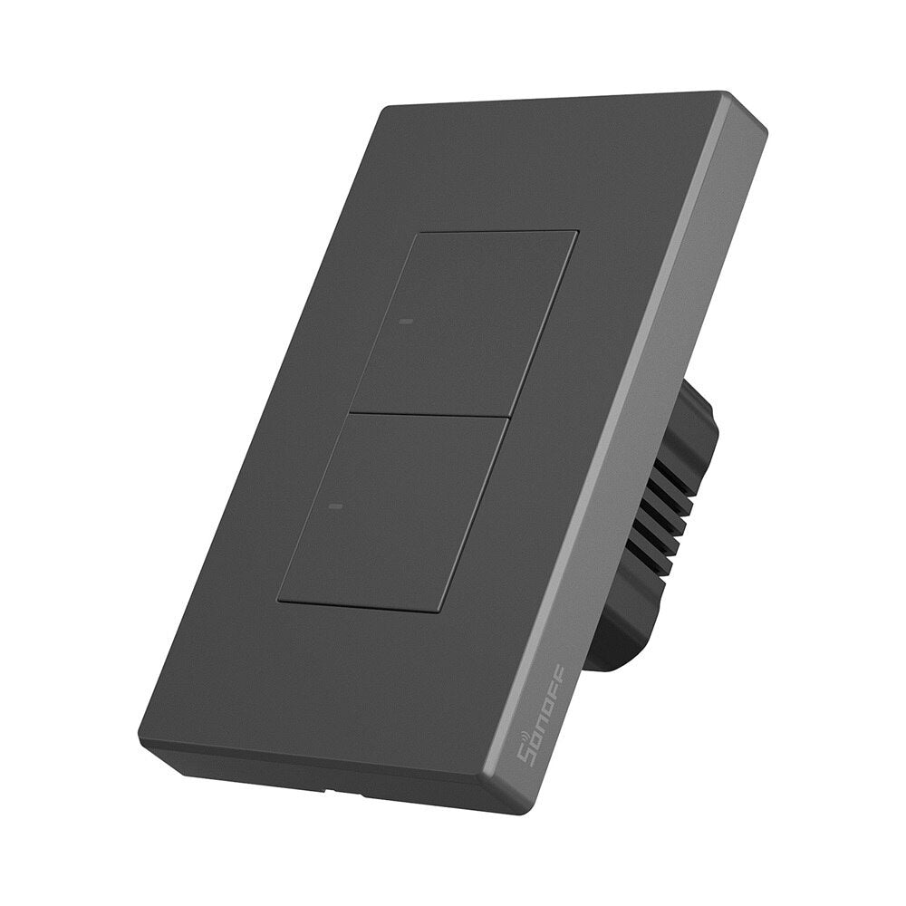 Switch Sonoff de Pared Color Negro Wifi / 1 Luz / 2 Luces / 3 Luces.