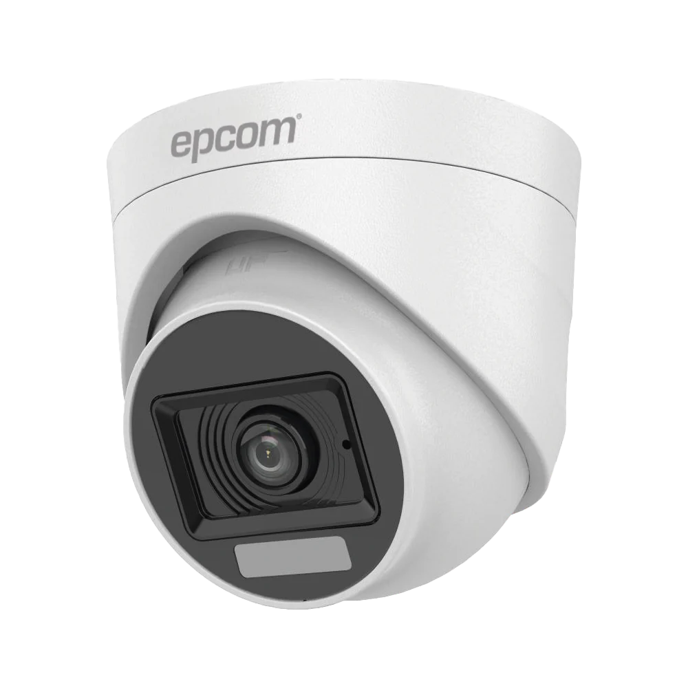 CAMARA EPCOM DOMO TURBOHD 1080P, 2MP, 20MTS IR, ANGULAR  106°, MICROFONO INTEGRADO, IP66, DUALIGHT