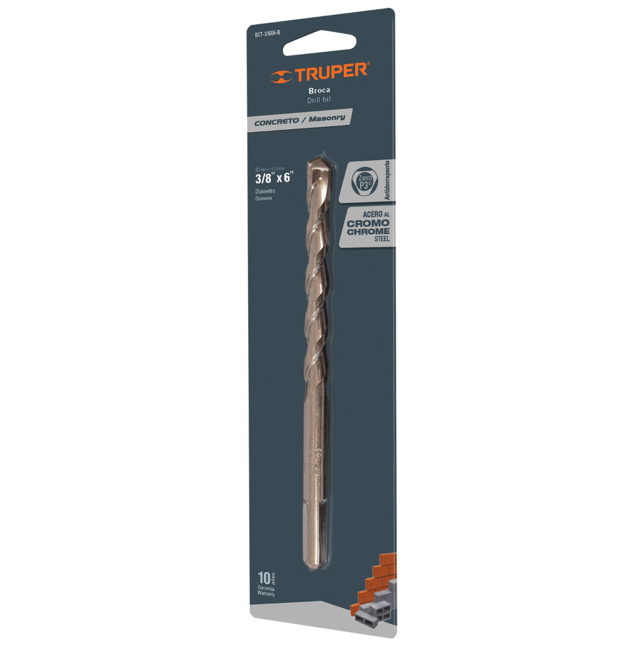 Broca para Concreto Truper / 3/8X6.