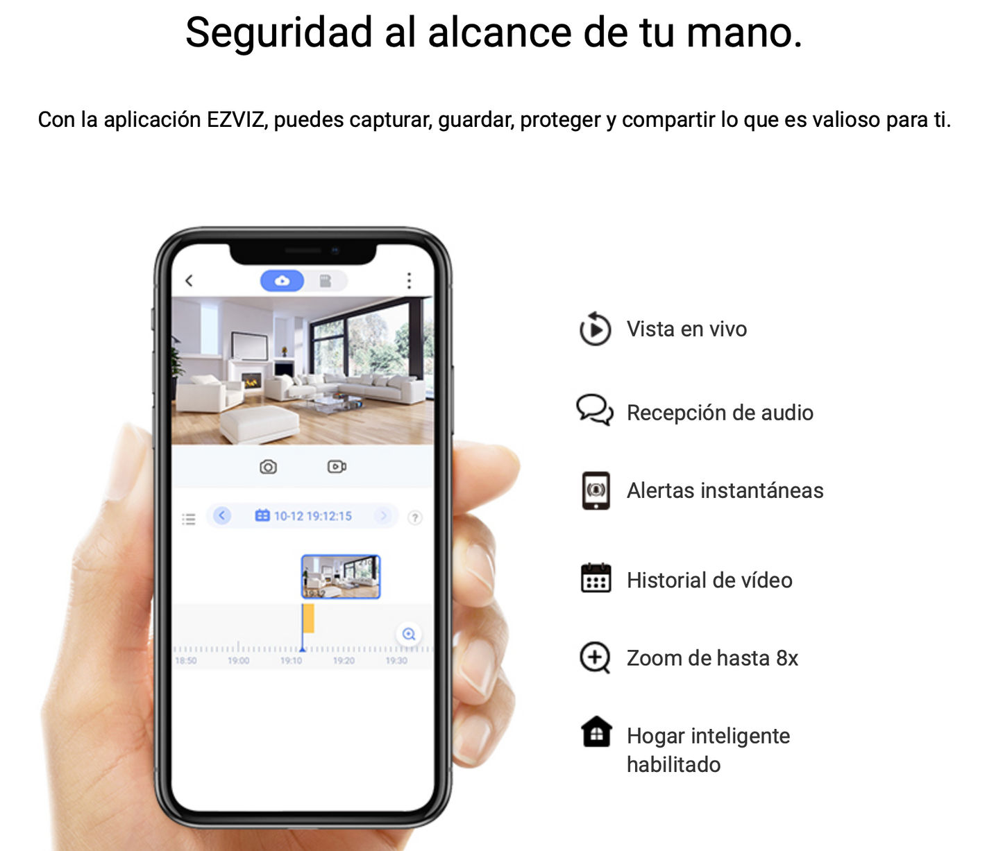 Camara IP Wifi 4MP Ezviz / 360° para Interior / Audio Bidireccional / Vision Nocturna a Color