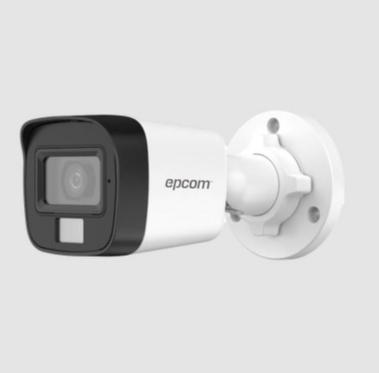 CAMARA BALA EPCOM TURBOHD 3K 5 MP, LENTE 2.8 MM, DUAL LIGHT, 20 MTS IR, METAL, IP67, DWDR