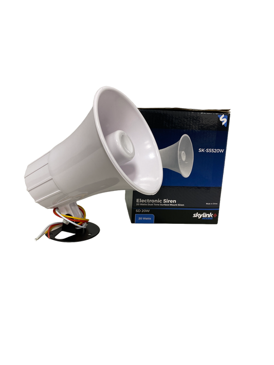 Sirena Skylink de 20 Watts de Doble Tono / Exterior / 12VCC