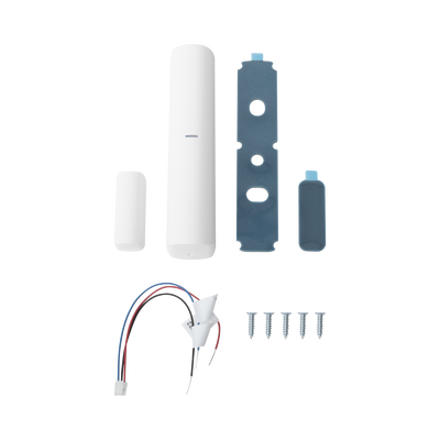 Contacto Magnético Hikvision AXPRO Inalámbrico + 2 Zonas para sensores cableados