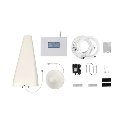 Kit de Amplificador de Señal Celular | Soporte Múltiples Operadores | 4G, 3G, 2G y VOZ | 500 Mts.