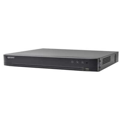 DVR Epcom 32 Canales + 8 IP / 2 bahias de disco duro 32 Canales por Coaxitron.