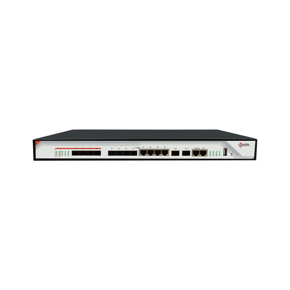 OLT CDATA 4 puertos GPON 6 puertos (4 puertos Gigabit Ethernet+2 puertos 10G SFP) hasta 512 ONUS