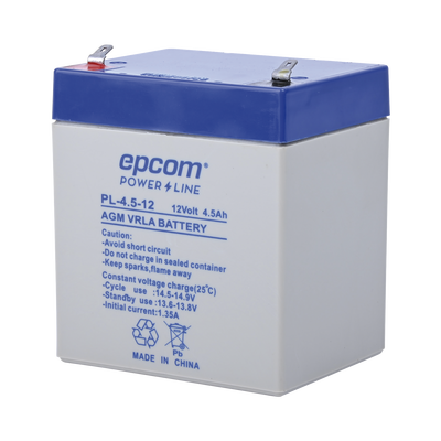Batería Epcom AGM//VRLA / 12VCD / 4.5 AMP.