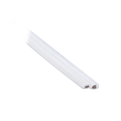 Bobina de 152Mts para salidas de Audio / Calibre 18 en 2 hilos / Color Blanco.