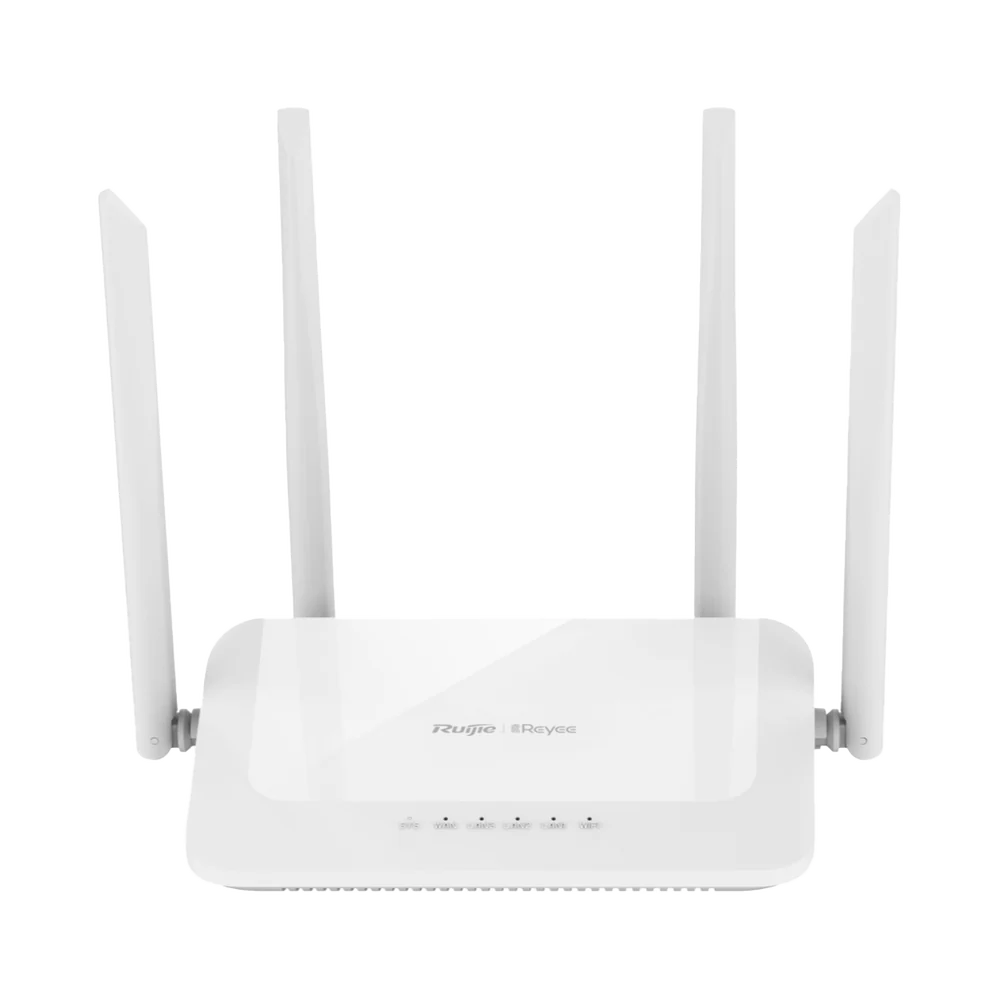 Router inalámbrico Ruijie Wifi Doble Banda / 1 Puerto Wan 10/100 y 3 Puertos Lan / Hasta 1200 Mbps.