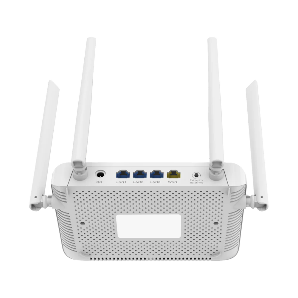 Router inalámbrico Ruijie Wifi Doble Banda / 1 Puerto Wan 10/100 y 3 Puertos Lan / Hasta 1200 Mbps.