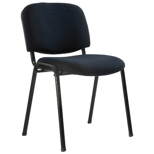 SILLA PARA VISITANTE / SIN BRAZO / SILLON ACOLCHONADO / SIT / COLOR NEGRO