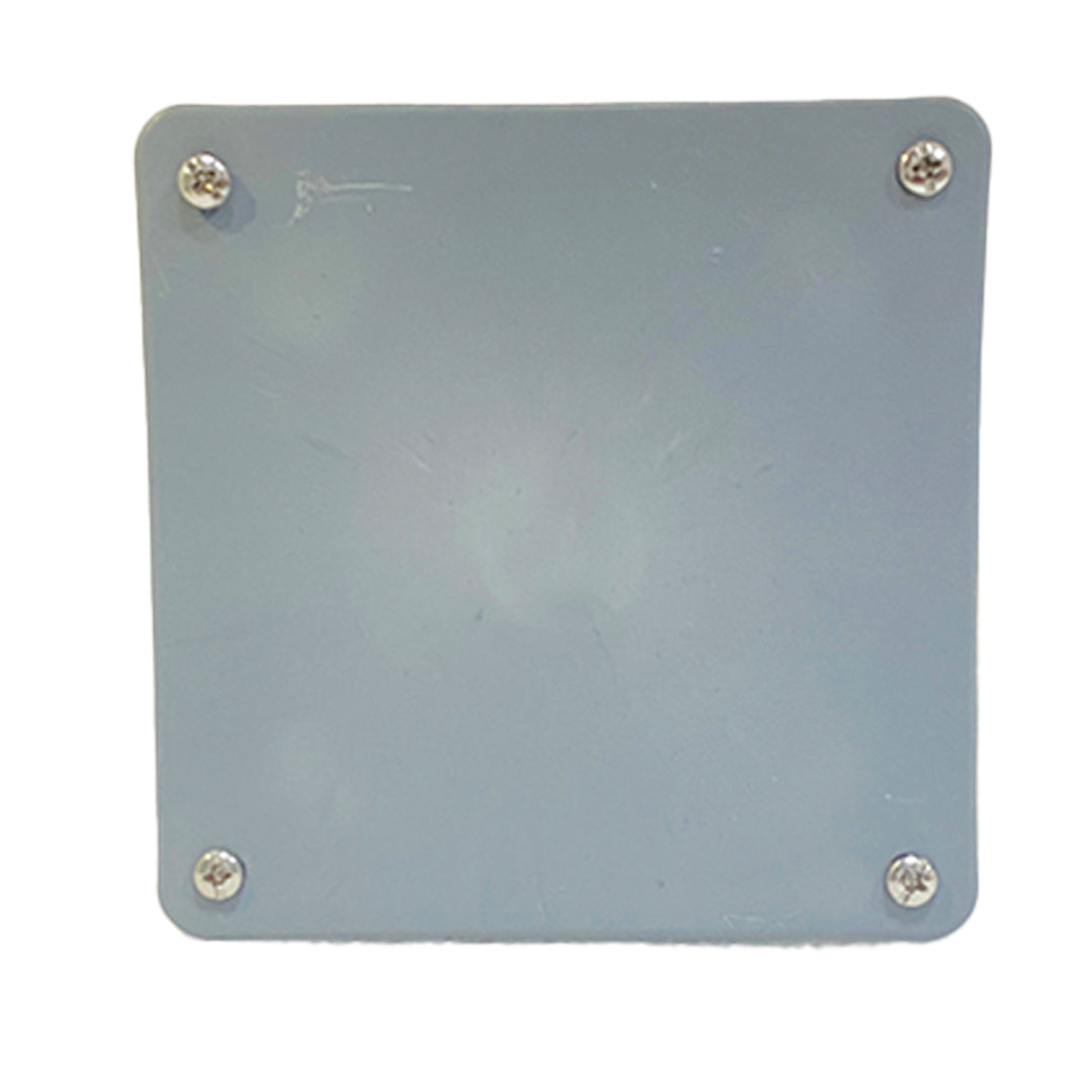 CAJA SKYLINK 4X4X4 DE REGISTRO PVC COLOR GRIS / EXTERIOR /  PESADA