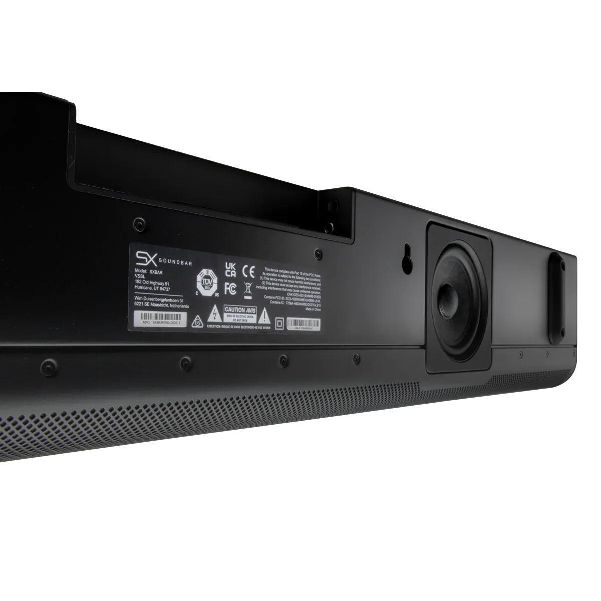 VSSL SX Barra de Sonido /3 canales (LCR) /Dolby DTS /Wifi /Compatible con Asistentes de Voz, AirPlay, Alexa Cast , Chromecast.