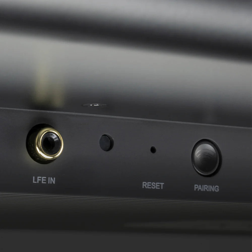 VSSL SX Subwoofer Versátil /Inalámbrico y de Perfil Bajo /Puertos Acústicos Duales.