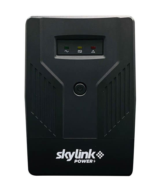BATERIA UPS SKYLINK DE 1000VA/600W, LÍNEA INTERACTIVA ENTRADA/SALIDA 120 VCA,  REGULADOR DE VOLTAJE