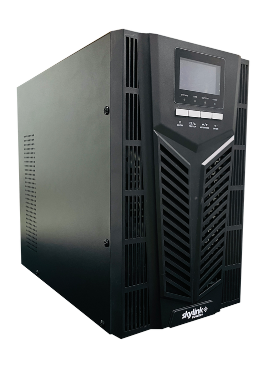 BATERIA UPS SKYLINK ONLINE DE 2000V/1800W, LÍNEA INTERACTIVA ENTRADA/SALIDA 120 VCA