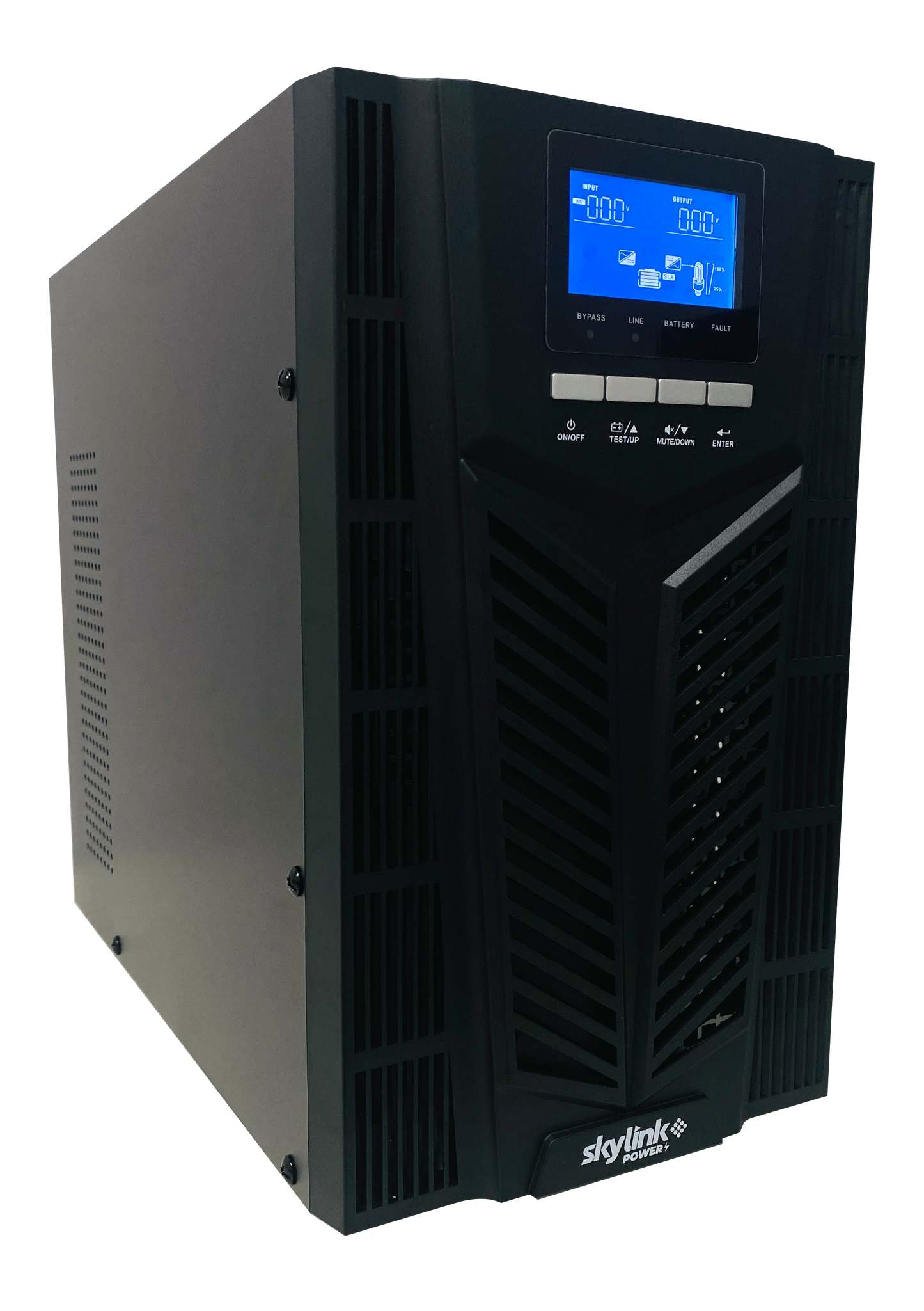 BATERIA UPS SKYLINK ONLINE DE 3000VA/2700W, LÍNEA INTERACTIVA ENTRADA/SALIDA 120 VCA