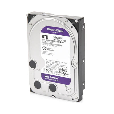 Disco Duro WD de 6TB Purple / Para Videovigilancia