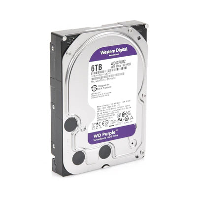 Disco Duro WD de 6TB Purple / Para Videovigilancia