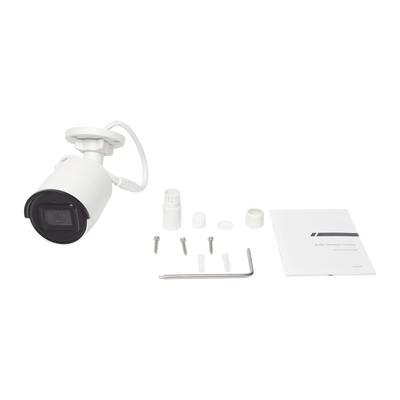 Cámara Epcom Bala IP 4MP / Lente 2.8 mm / 40 mts IR EXIR / IP67 / Micrófono Integrado