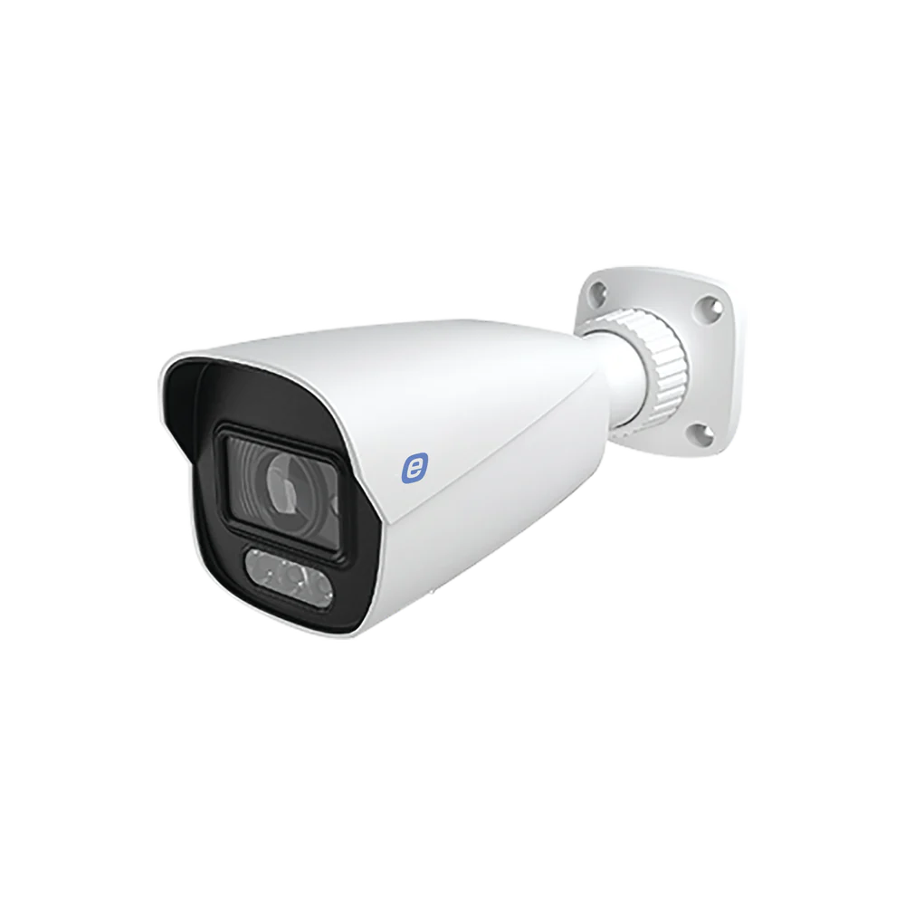 Cámara Bala IP 5MP EPCOM GEN3, POE, COLOR 24/7, 30M Luz Blanca, IP67, WDR, Metal, NDAA Certificado