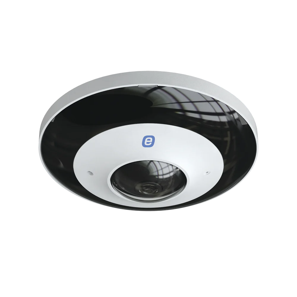 Cámara Fisheye IP 6MP EPCOM GEN3, POE, 30M IR, IP67, Lente 1.1MM, NDAA Certificado, 360°
