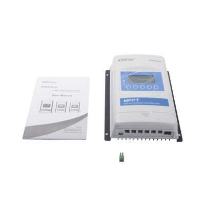 Controlador Solar MPPT 20AMP 12/24V, Máximo Voltaje de Circuito Abierto 100VCC.