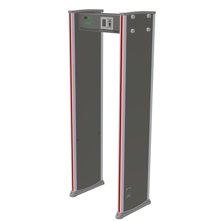 Arco Detector de Metales ZkTeco Estandar de 18 Zonas / 256 Niveles / Pantalla LCD de 3.5" /  100v/24v.