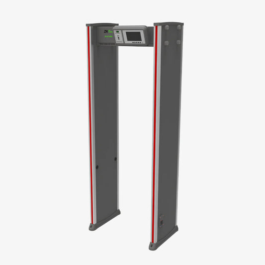 ARCO DETECTOR METALES ZKTECO DE 18 ZONAS C/PANTALLA LCD, RESISTENTE Y DURADERO, ALERTAS