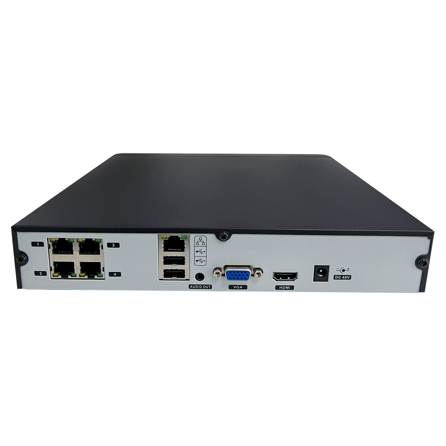 NVR de 4 Canales ZkTeco POE / 5MP /  SATA hasta 8 TB.