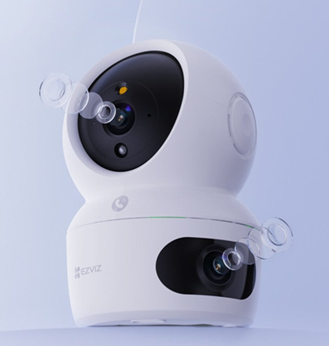 CAMARA PT EZVIZ WIFI, DOBLE LENTE 2K/2K, PANORAMICA, COLOR 24/7, BIDIRECCIONAL, D.MOVIMIENTO