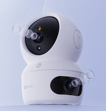 CAMARA PT EZVIZ WIFI, DOBLE LENTE 2K/2K, PANORAMICA, COLOR 24/7, BIDIRECCIONAL, D.MOVIMIENTO