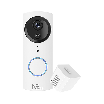 VIDEOTIMBRE CON TIMBRE ZKTECO, CAMARA WIFI 2MP, BATERIA HD INALAMBRICA, DETECCION DE MOVIMIENTO
