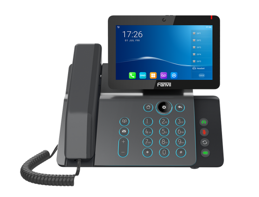 VIDEOTELEFONO IP INTELIGENTE FANVIL, ANDROID 9.0, 20 LINEAS SIP, POE, WIFI INTEGRADO, CAMARA 5MP