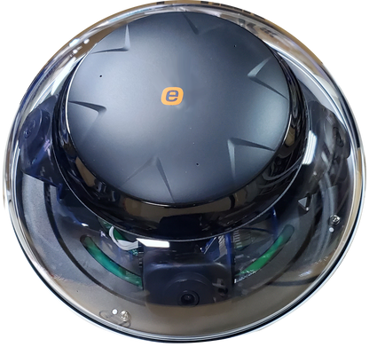 CAMARA BALA IP PANORAMICA EPCOM E-SERIES GEN3, 8MP, 180º, 4 LENTES DE 2MP, 65FT IR, IP67, METAL, POE