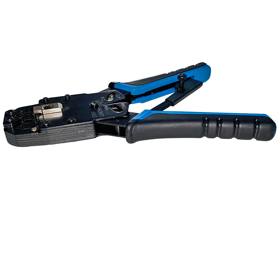 CRIMPADORA TENAZA DE RED 3 EN 1, ALICATE PARA CONECTOR RJ45 Y RJ11 LINKBASIC