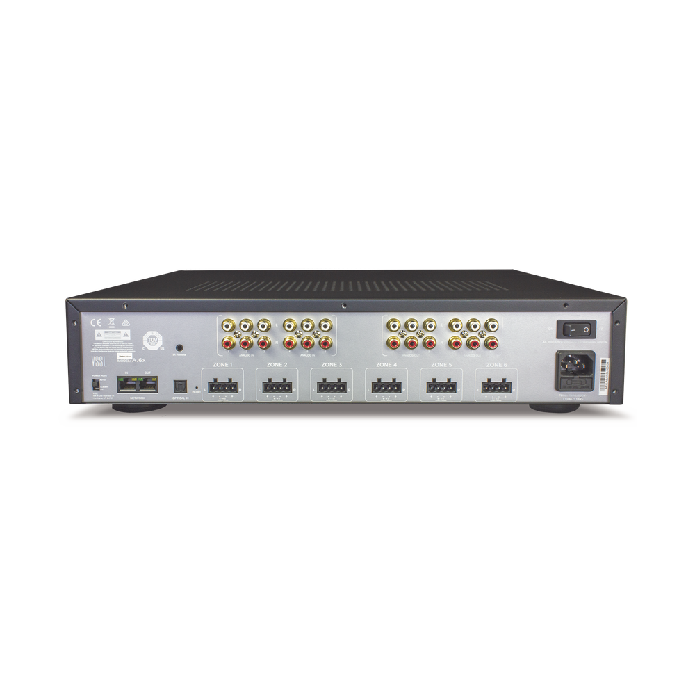 Amplificador VSSL 6 Zonas / 12x50W / Con Chromecast incorporado AirPlay, Spotify en cada zona.