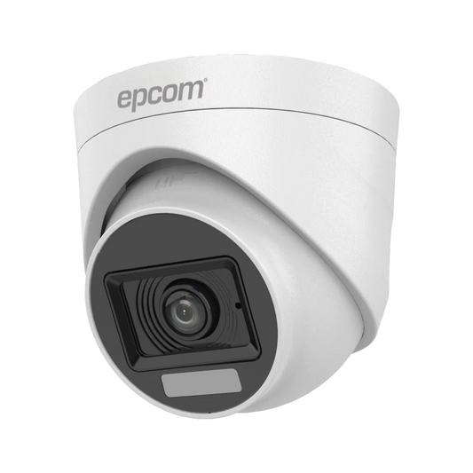 CAMARA EPCOM DOMO TURBOHD 1080P, 2MP, 20MTS IR, ANGULAR  106°, MICROFONO INTEGRADO, IP66, DUALIGHT