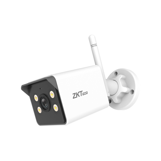 Cámara Bala IP Wifi 3MP Zkteco / Semi Exterior / IR 15 Mts / Audio Incorporado / Detección de Movimiento