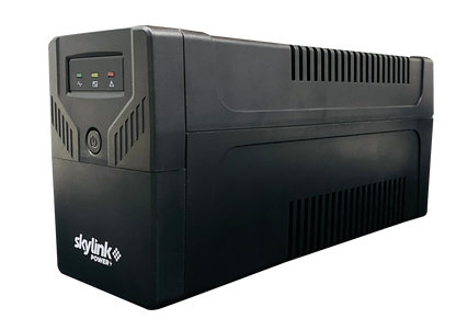 BATERIA UPS SKYLINK DE 600VA/360W, LÍNEA INTERACTIVA ENTRADA Y SALIDA 120 VCA,  REGULADOR DE VOLTAJE