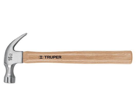 Martillo Truper 16-OZ Uña Curva / Marco de Madera.