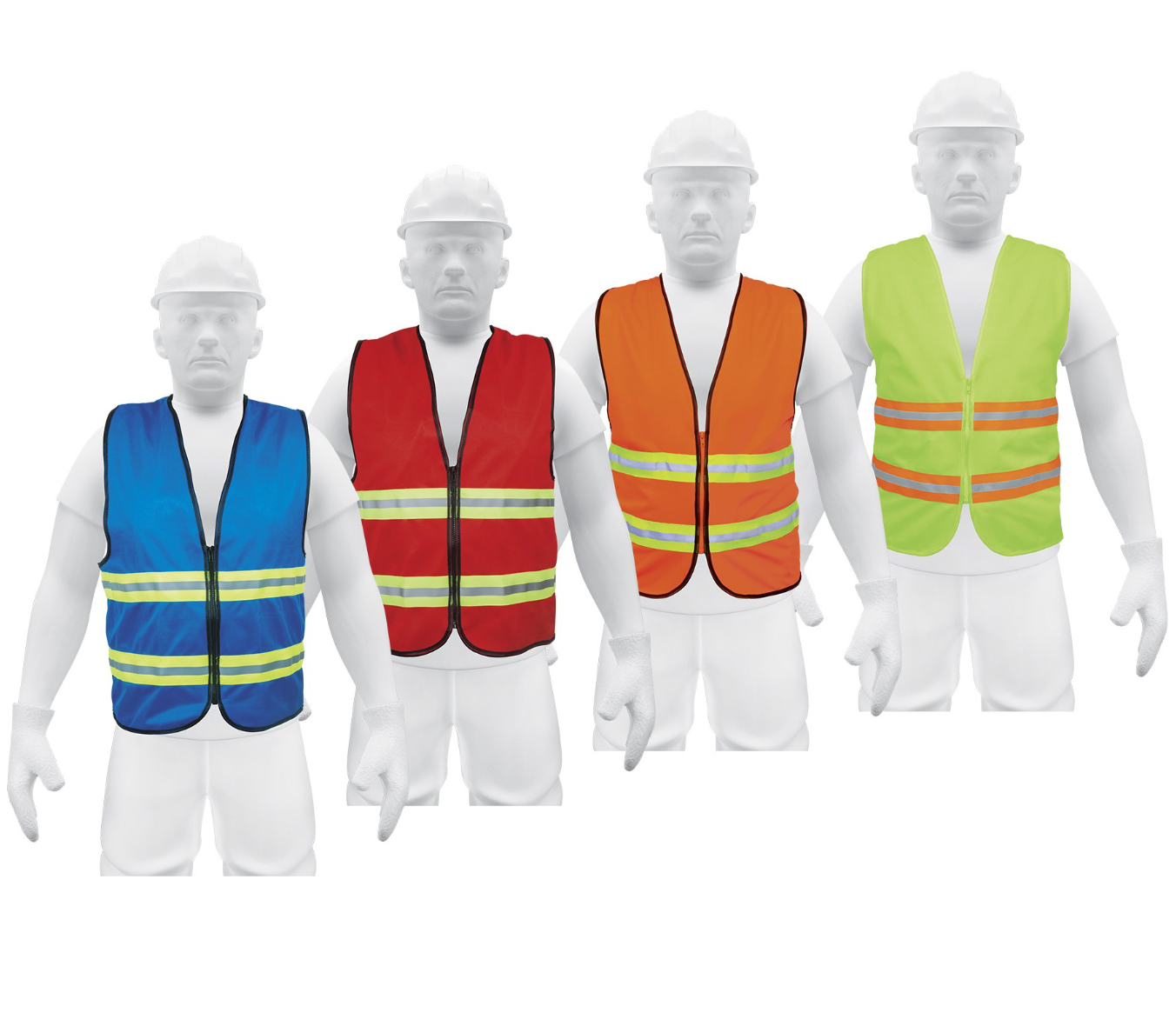Chaleco Reflectivo Naranja con Cierre Truper CHS-600N.