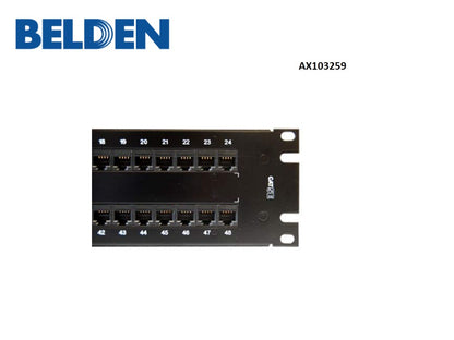 Patch panel 48 puertos 110 HD Cat5e AX103259