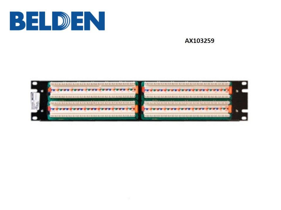 Patch panel 48 puertos 110 HD Cat5e AX103259