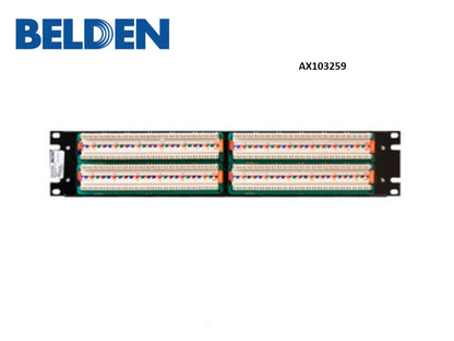 Patch panel 48 puertos 110 HD Cat5e AX103259