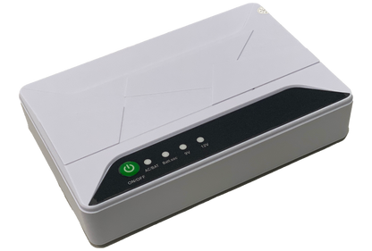 MINI DC UPS SKYLINK PORTATIL 9V/12V SELECT /5V USB /POE 15V/24V / DC PORT 17 WATTS BATTERIA 8000mAh