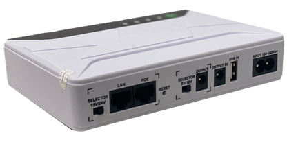 MINI DC UPS SKYLINK PORTATIL 9V/12V SELECT /5V USB /POE 15V/24V / DC PORT 17 WATTS BATTERIA 8000mAh