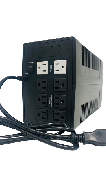 BATERIA UPS SKYLINK DE 1000VA/600W, LÍNEA INTERACTIVA ENTRADA/SALIDA 120 VCA,  REGULADOR DE VOLTAJE