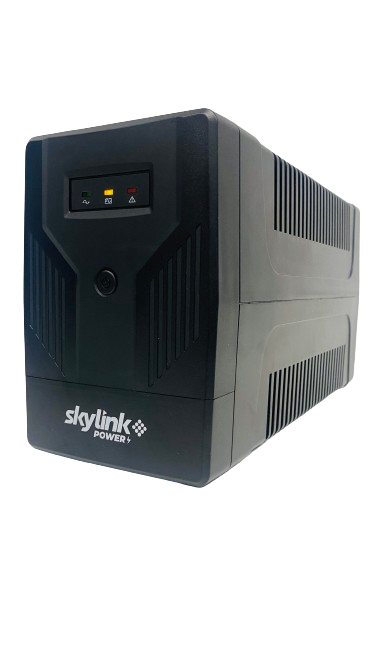 BATERIA UPS SKYLINK DE 1000VA/600W, LÍNEA INTERACTIVA ENTRADA/SALIDA 120 VCA,  REGULADOR DE VOLTAJE