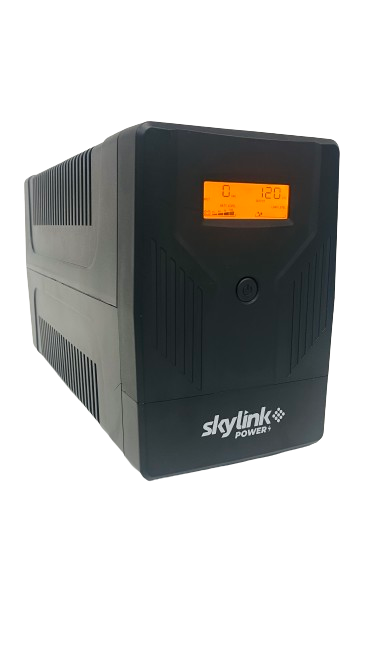 BATERIA UPS SKYLINK DE 1200VA/720W, LÍNEA INTERACTIVA ENTRADA/SALIDA 120 VCA,  REGULADOR DE VOLTAJE